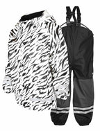 Zebra Unlined Rain Set Kids White - Lindberg