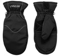 Linden Softshell Mitten Black Kids - Lindberg