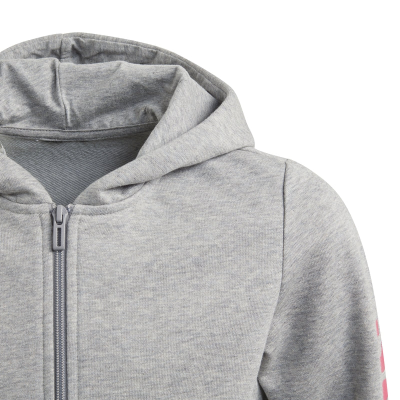 Linear Full-Zip Hoodie Junior Grå Adidas