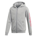 Linear Full-Zip Hoodie Junior Grå Adidas