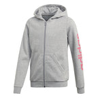 Linear Full-Zip Hoodie Junior Grå Adidas