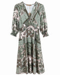 Liviah V-neck Dress Women Military Marta du Chateau | Smilebutiken - Marta du Chateau