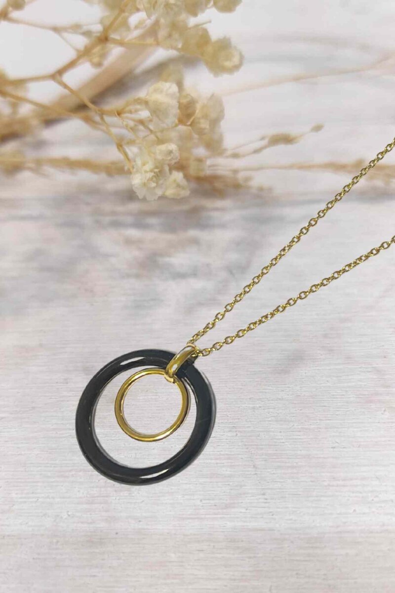 Alia Halsband Dam Black Gold LOLO & YAYA