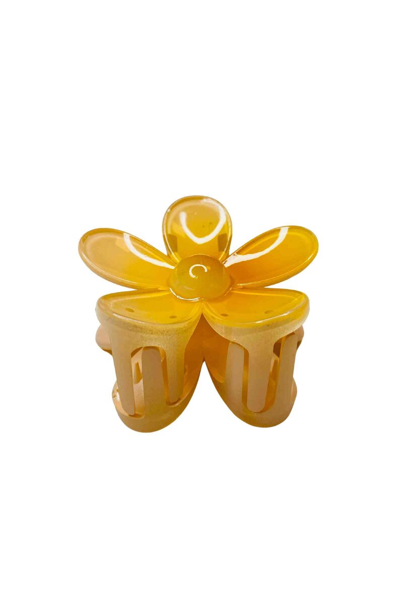 Flower 1-pack Hair Clip Women Yellow LOLO & YAYA
