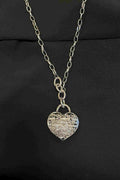 Heart Necklace Women Silver-colored LOLO & YAYA