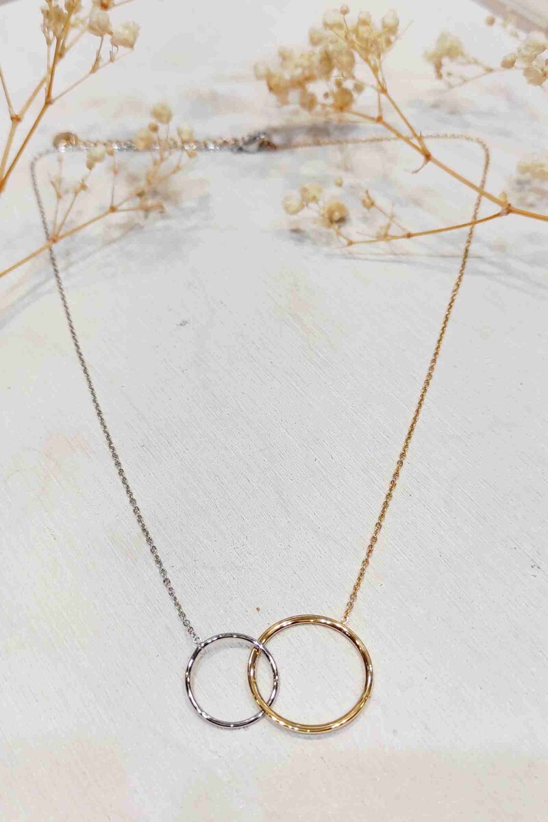 Lolo & Yaya Regina Necklace Women Circles - Lolo & Yaya