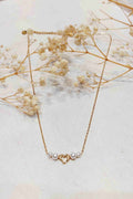 Silje Halsband Dam Pearl Heart LOLO & YAYA