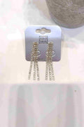 Rhinestone Earrings Women Gold LOLO & YAYA