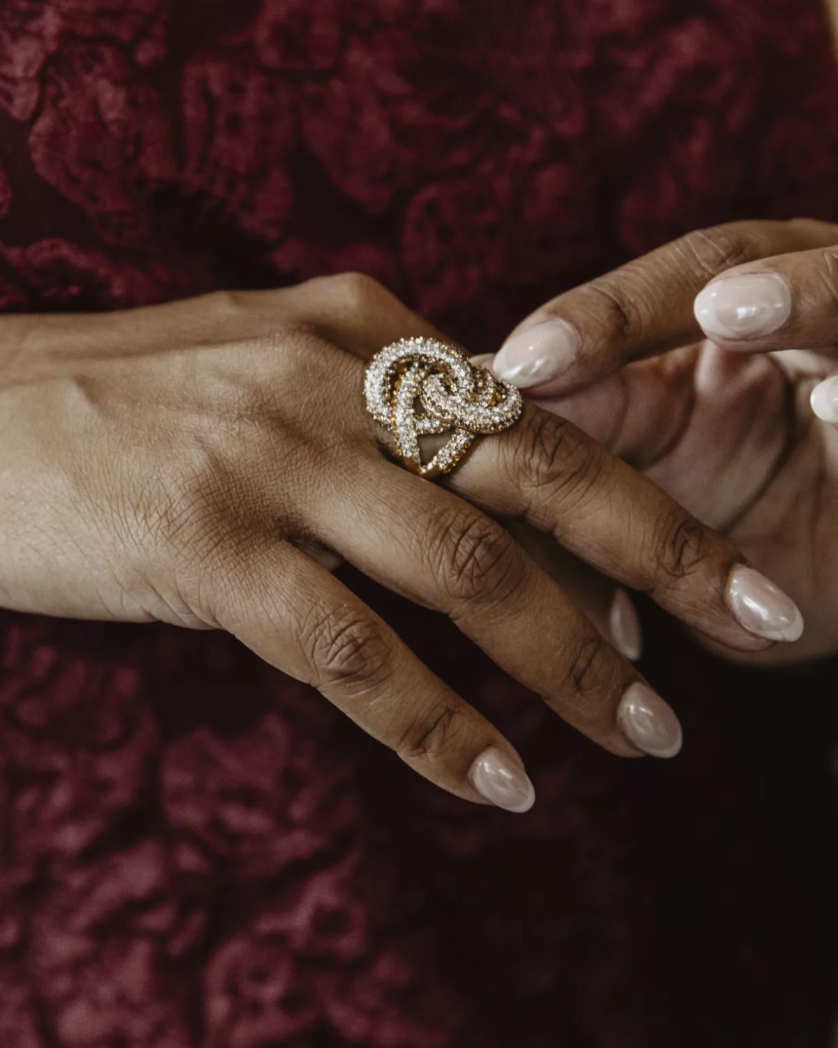 London Glitterring med Knut Guld | Smilebutiken - Camicia