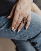 London Glitterring med Knut Multifärgad Guld | Smilebutiken - Camicia