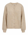 Louisa Cardigan Dam Moonbeam Melange | Smilebutiken - Freequent