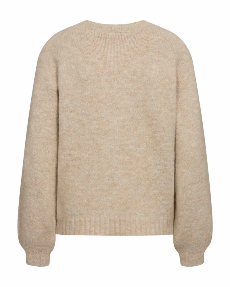 Louisa Cardigan Dam Moonbeam Melange | Smilebutiken - Freequent