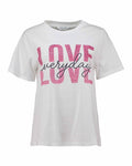 Love T-shirt Women White | Smilebutiken - Zabaione