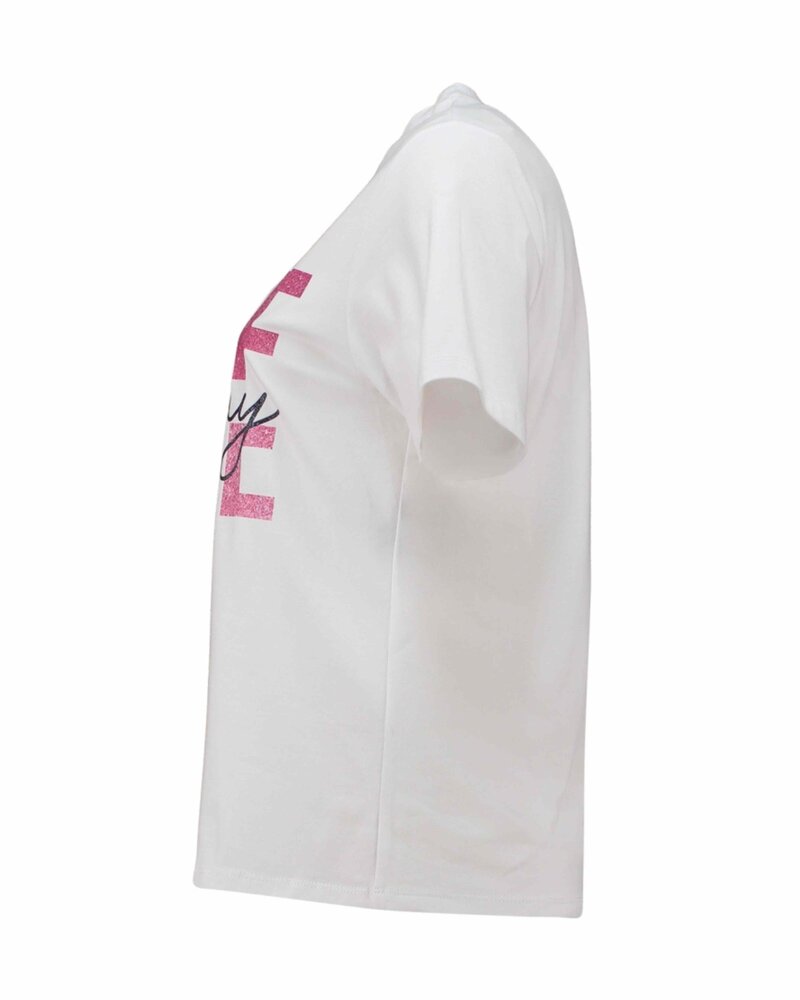 Love T-shirt Dam White | Smilebutiken - Zabaione