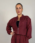 Lyla Jacka Dam Vinröd | Smilebutiken - Camicia