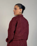 Lyla Jacka Dam Vinröd | Smilebutiken - Camicia