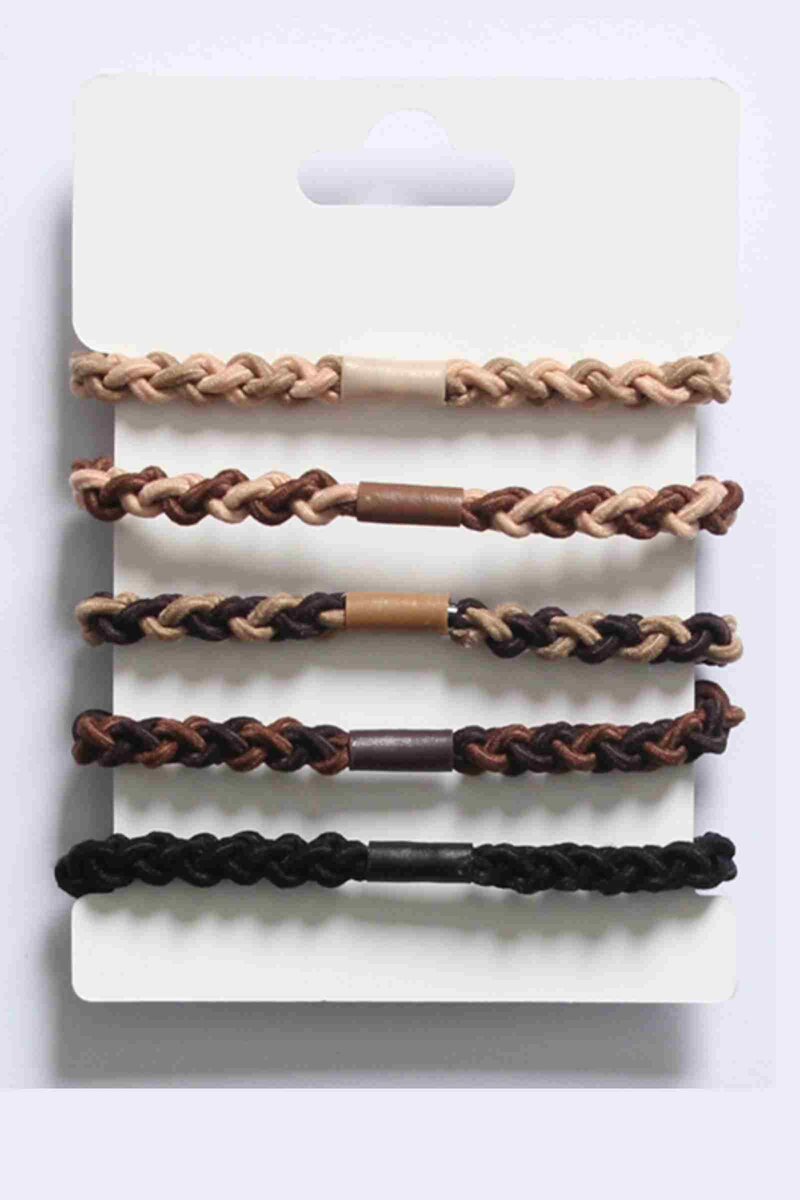 5-pack Hårsnoddar Brown Mix MM SWEET