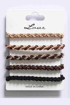 5-pack Hårsnoddar Brown Mix MM SWEET