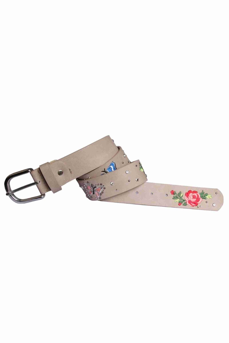 Adeline Belt Ladies Taupe MM Sweet