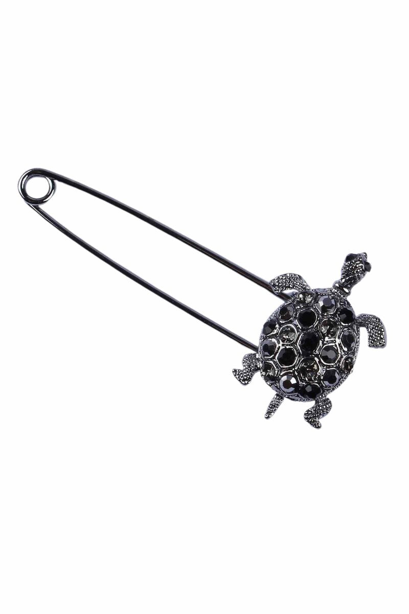 MM Sweet Button Jewelry 27 Women Turtle Black - MM Sweet