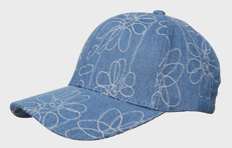 Salena Cap Women Denim Blue - MM Sweet