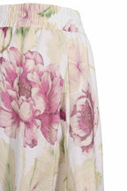 Maise Blommig Midikjol Dam Brilliant White W Ballerina | Smilebutiken - Freequent