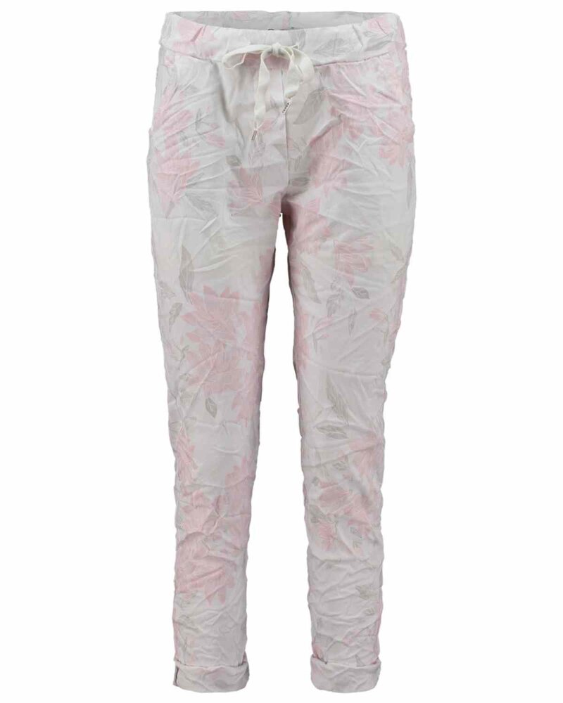 Mara Ankle Trousers Women White | Smilebutiken - Zabaione
