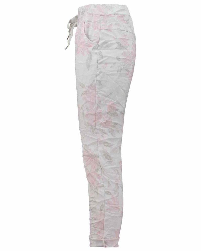 Mara Ankle Trousers Women White | Smilebutiken - Zabaione