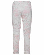 Mara Ankle Trousers Women White | Smilebutiken - Zabaione