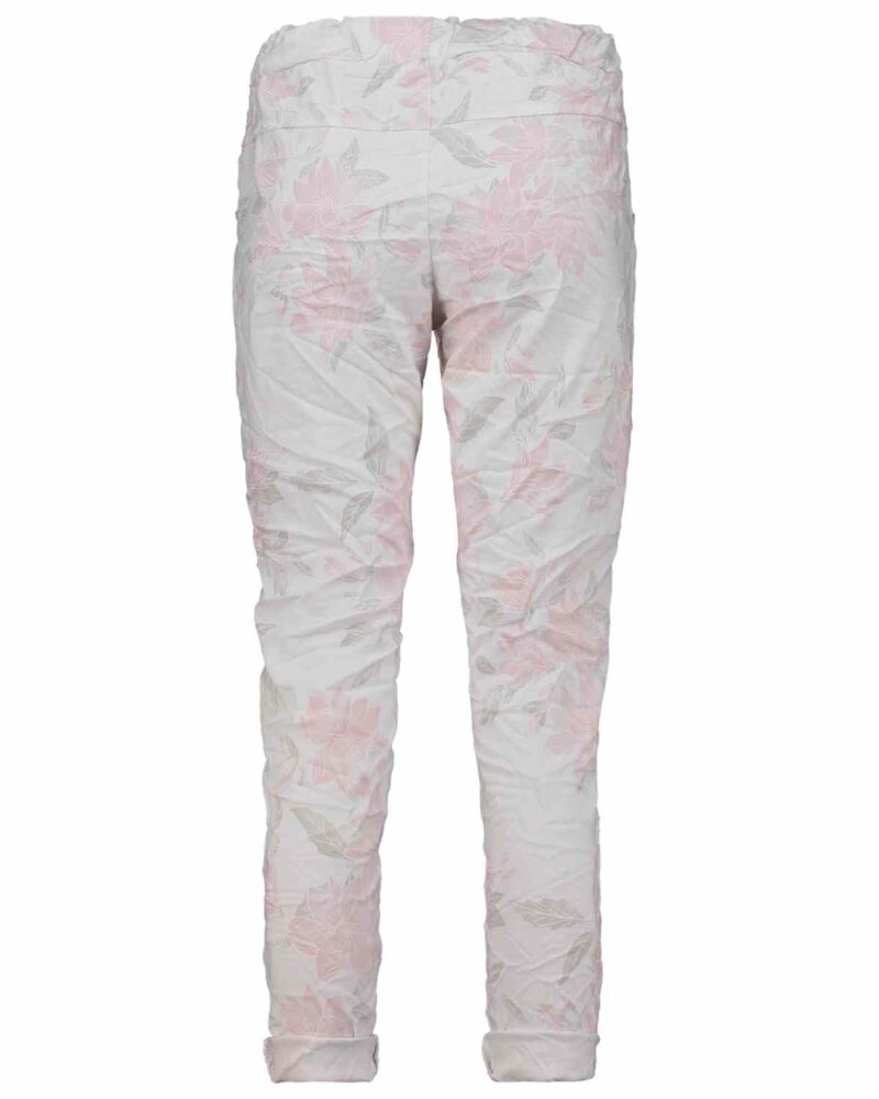 Mara Ankle Trousers Women White | Smilebutiken - Zabaione