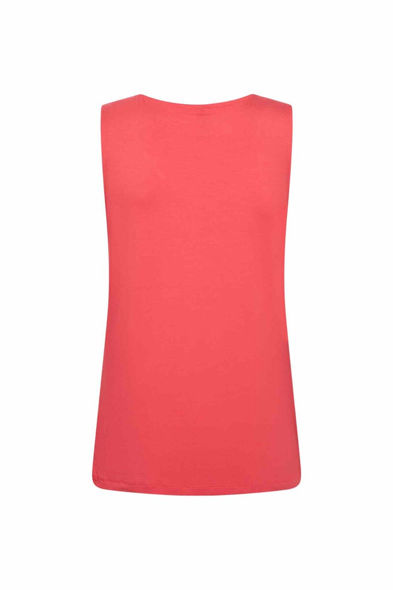 Marica 283 V-neck Linen Top Women Bittersweet | Smilebutiken - Soyaconcept