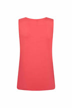 Marica 283 V-neck Linen Top Women Bittersweet | Smilebutiken - Soyaconcept