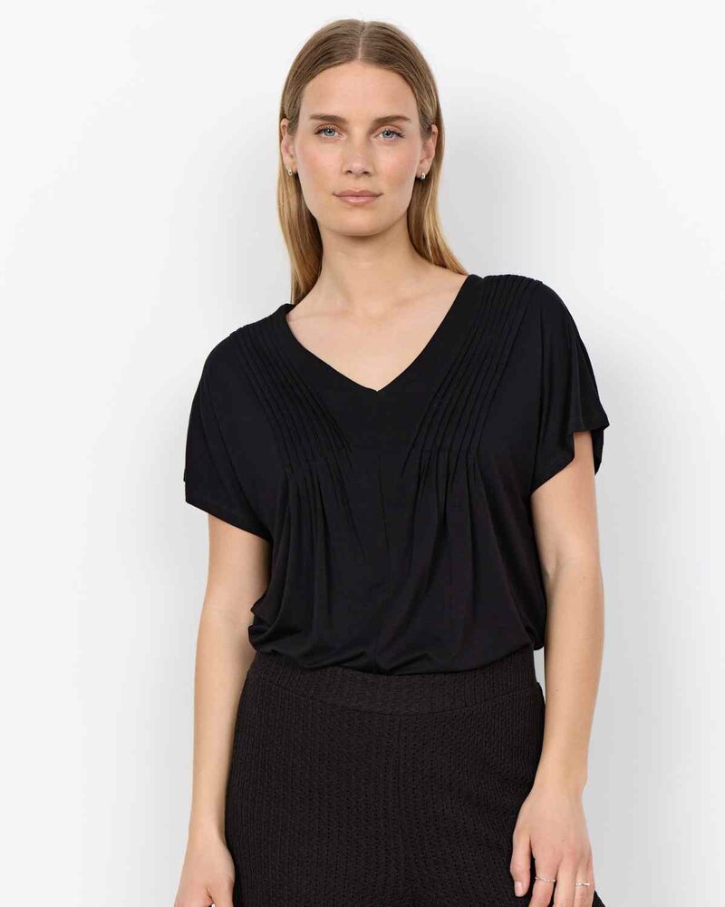 Marica 361 T-Shirt Women Black | Smilebutiken - Soyaconcept