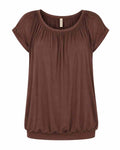 Marica T-Shirt Dam Hot Fudge | Smilebutiken - Soyaconcept