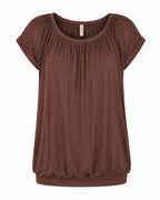 Marica T-Shirt Dam Hot Fudge | Smilebutiken - Soyaconcept