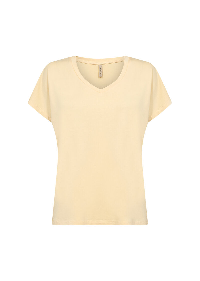Marica V-ringad T-shirt Dam Golden Fleece | Smilebutiken - Soyaconcept