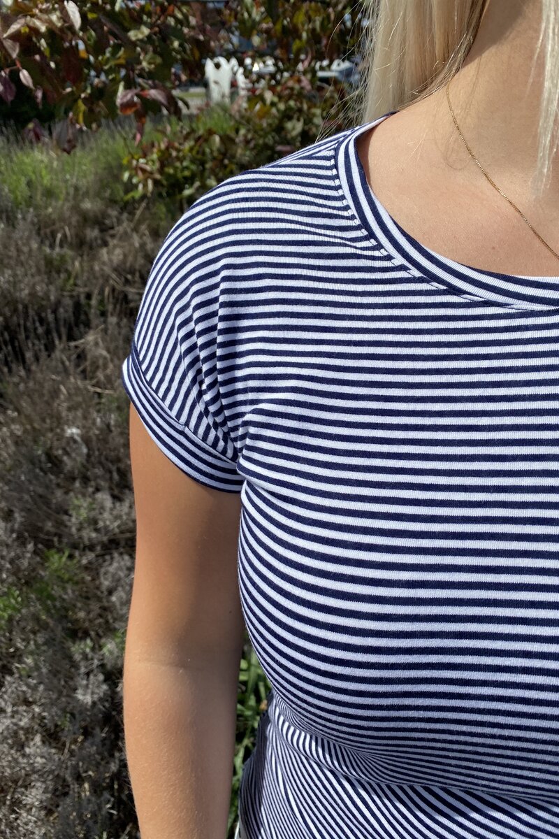 Marine Cotton Top Ladies Navy - Marine