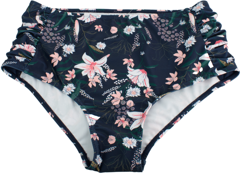 Marine Greta Bikini Bottom High Navy Comb Wänerstedt