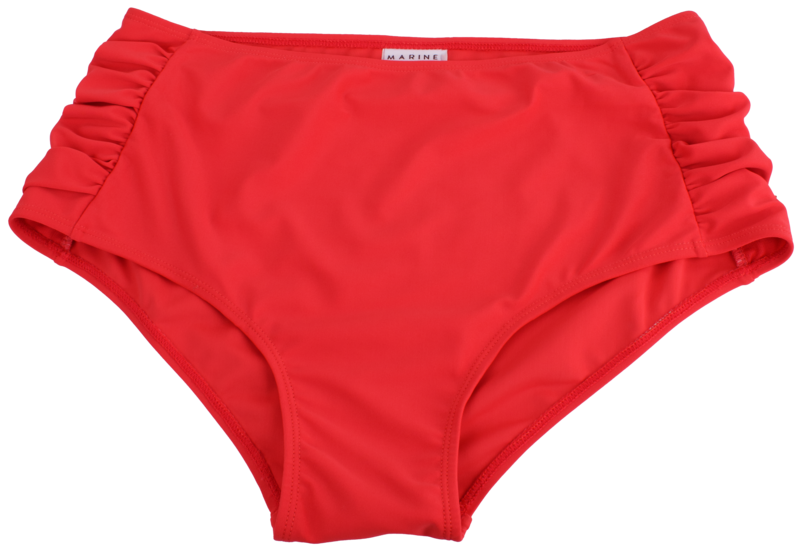 Marine Greta Bikini Bottom High Raspberry Wänerstedt