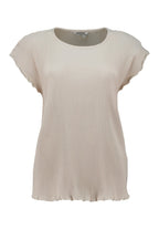 Marissa Plisserad Topp Dam Beige | Smilebutiken - Zabaione