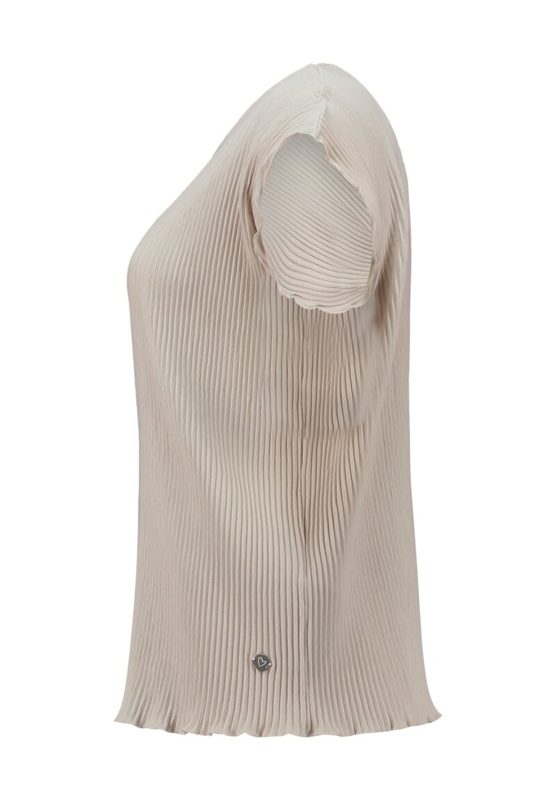 Marissa Plisserad Topp Dam Beige | Smilebutiken - Zabaione