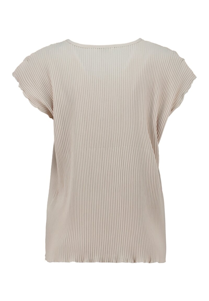 Marissa Plisserad Topp Dam Beige | Smilebutiken - Zabaione