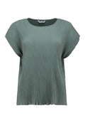 Marissa Pleated Top Women Smooth Jade | Smilebutiken - Zabaione