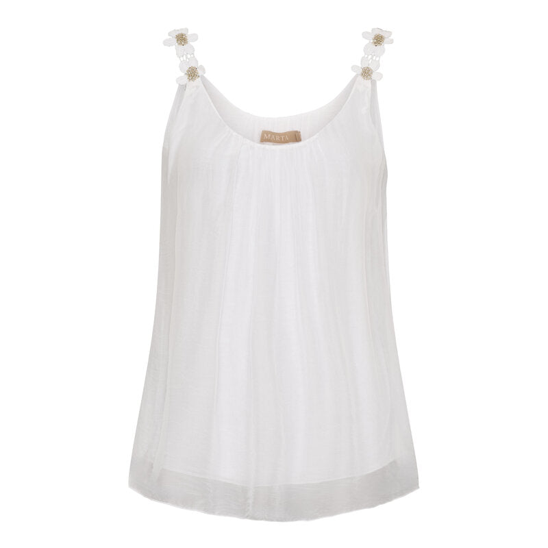 Agnese Topp Women White Marta du Chateau