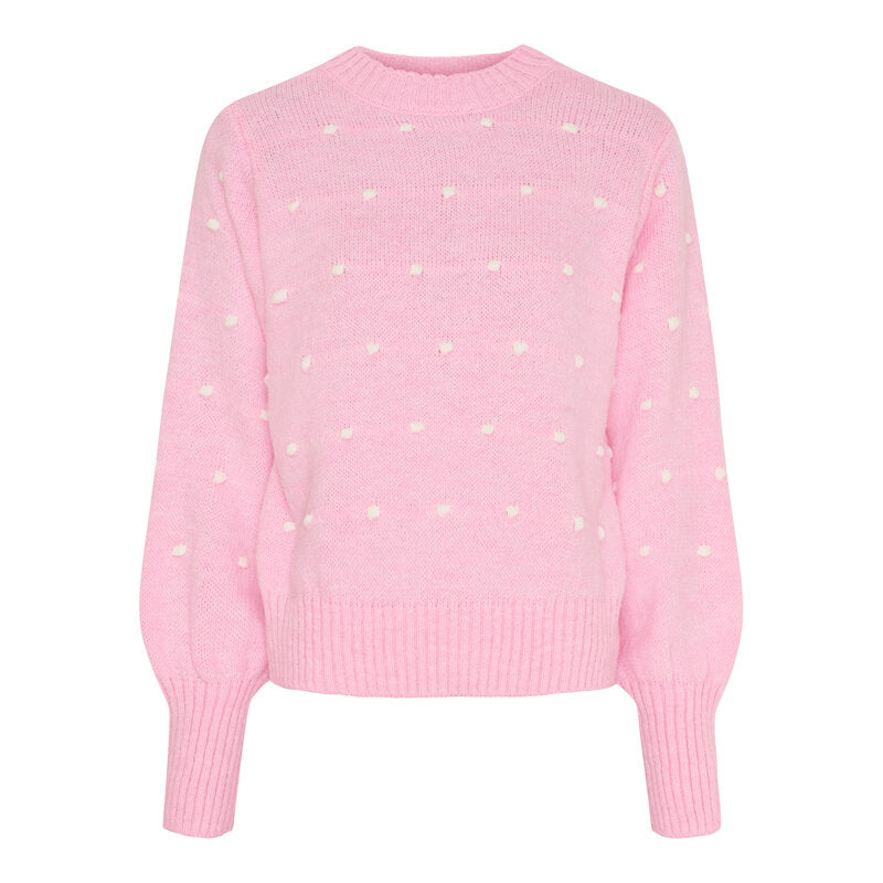 Alisee Stickad Tröja Dam Pink Bianco Marta du Chateau
