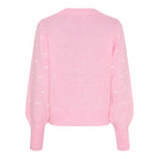 Alisee Stickad Tröja Dam Pink Bianco Marta du Chateau