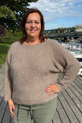 Anouk Stickad Tröja Dam Dark Fango Marta du Chateau