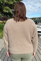 Anouk Stickad Tröja Dam Dark Fango Marta du Chateau