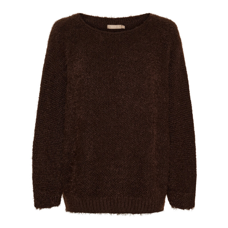 Anouk Knitted Sweater Women Marone Marta du Chateau