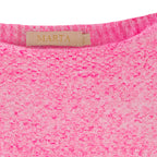 Anouk Stickad Tröja Dam Pink Marta du Chateau